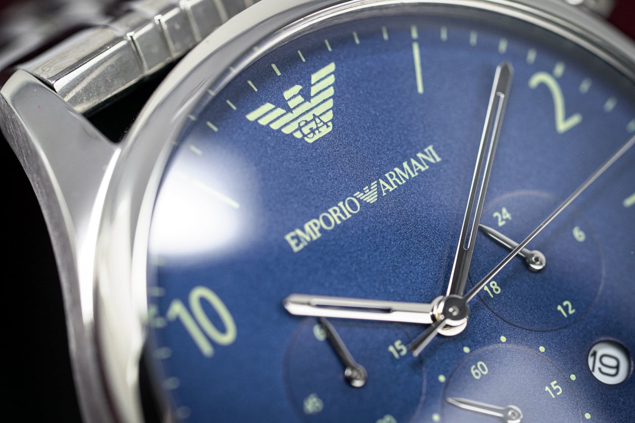 Emporio Armani Men's Chronograph Watch Steel AR1942 - Watches & Crystals
