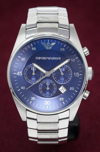 Thumbnail for Emporio Armani Men's Classic Chronograph Watch Blue AR5860 - Watches & Crystals