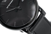 Emporio Armani Men\'s Classic Watch Black PVD Crystals & AR1732 – Watches