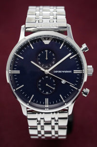 Thumbnail for Emporio Armani Men's Gianni Chronograph Watch Steel AR1648 - Watches & Crystals