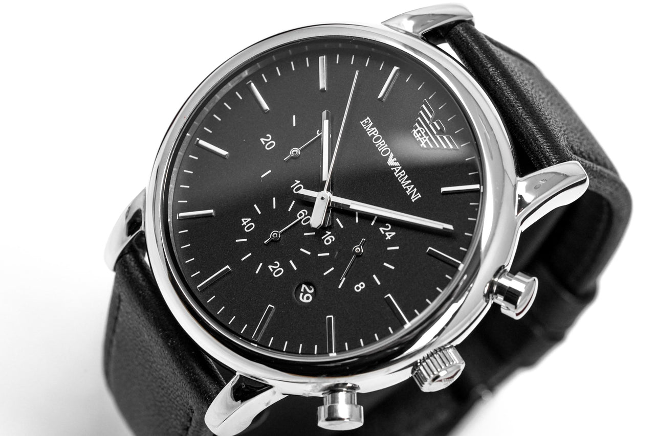 Emporio Armani Men\'s & Watches Chronograph Watch – Luigi AR1828 Crystals