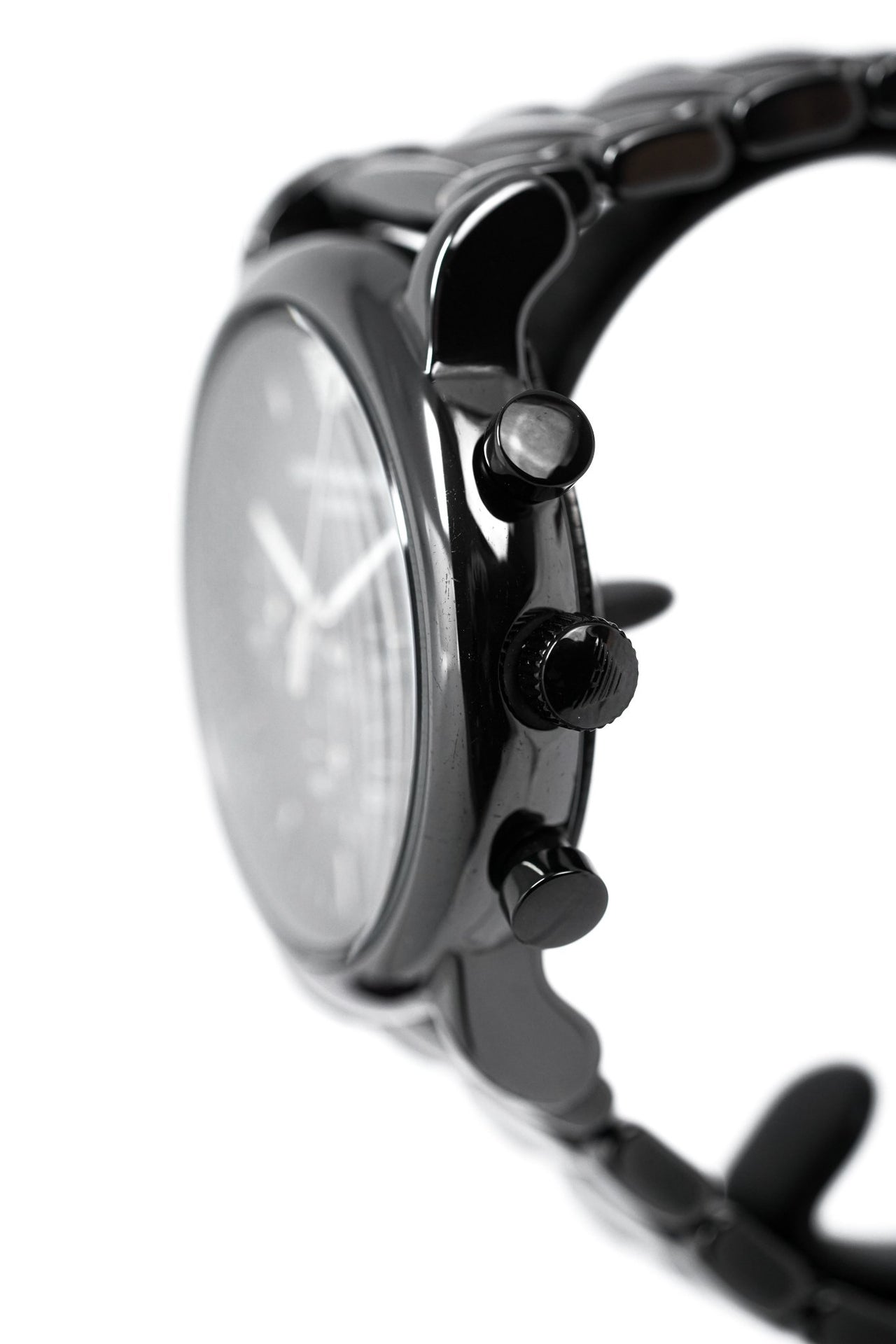 Emporio Armani Men's Luigi Chronograph Watch Black Ceramic AR1507 - Watches & Crystals
