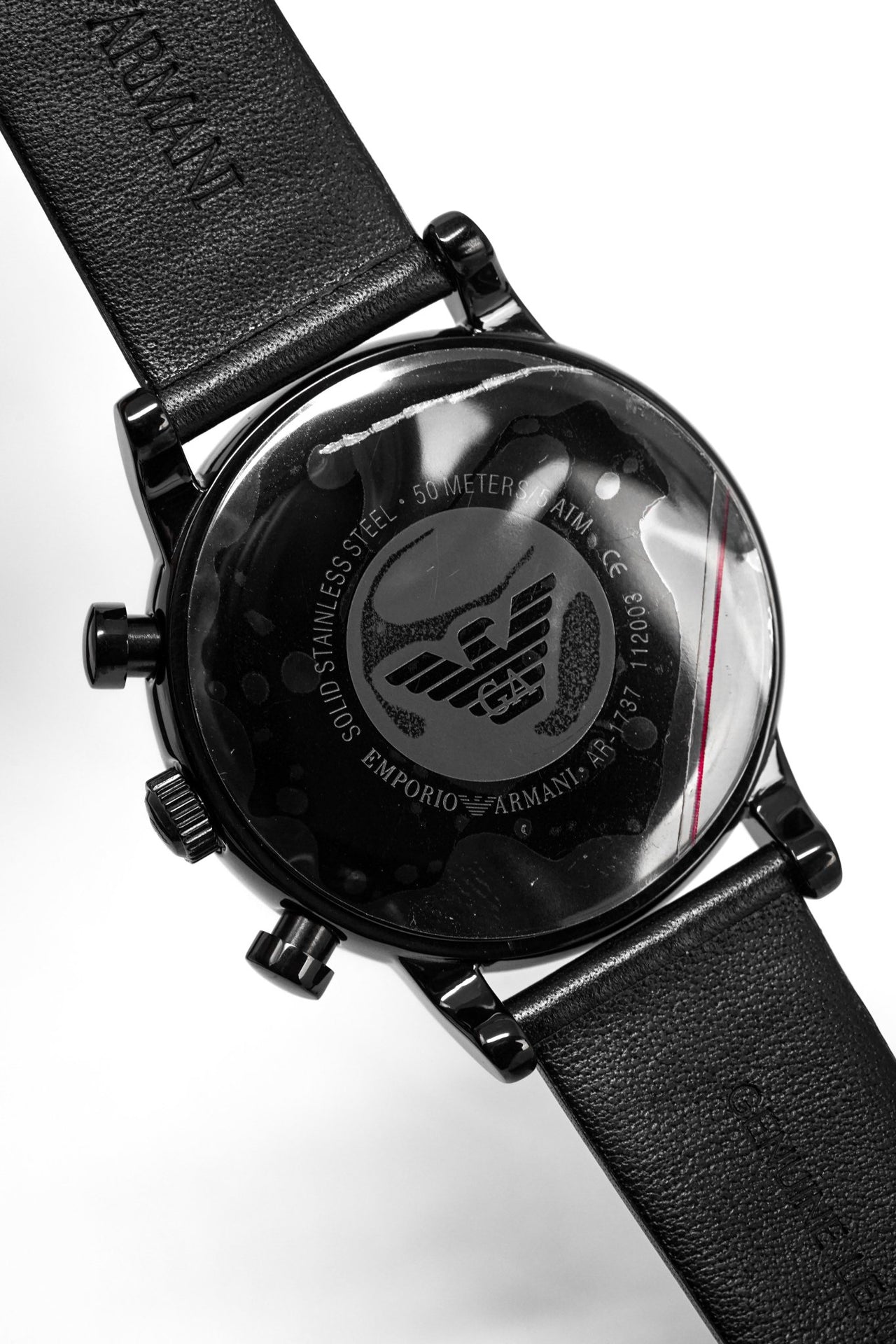Emporio Armani Men's Luigi Chronograph Watch Black PVD AR1737 - Watches & Crystals