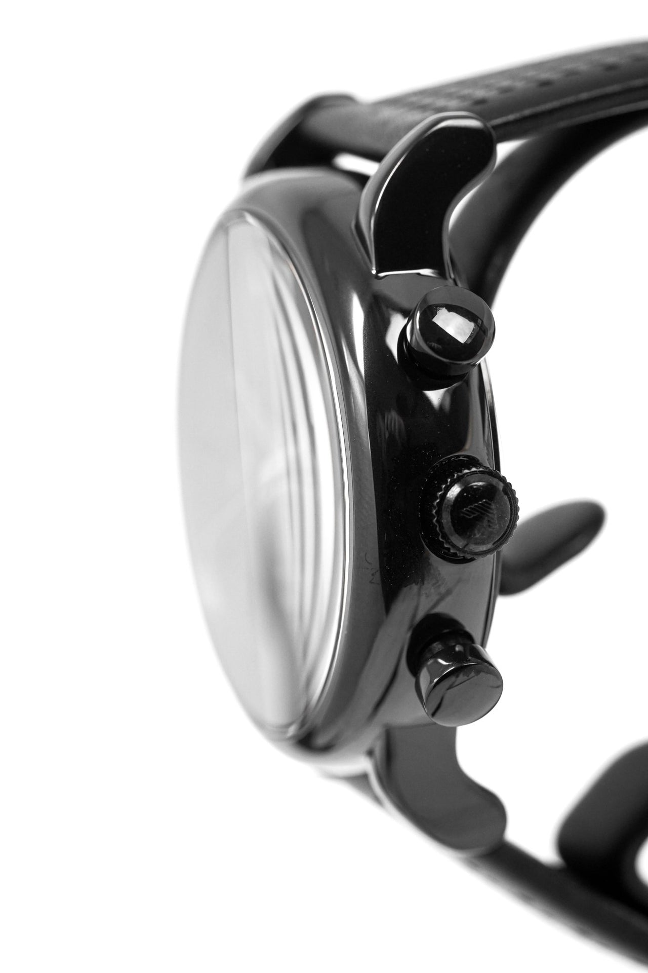 Emporio Armani Men's Luigi Chronograph Watch Black PVD AR1737 - Watches & Crystals