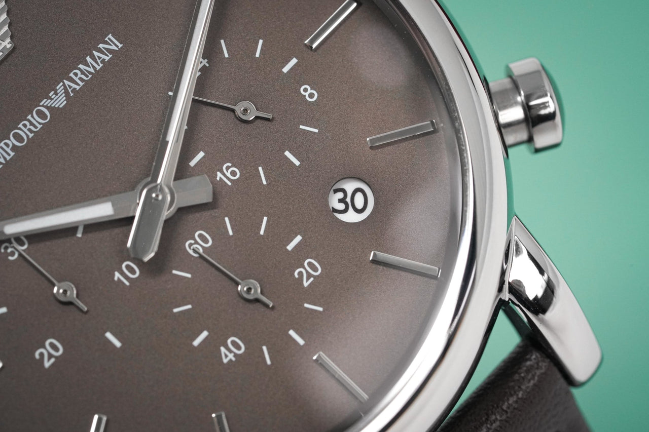 Emporio Armani Men's Luigi Chronograph Watch Brown AR1734 - Watches & Crystals