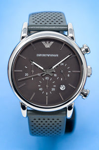 Thumbnail for Emporio Armani Men's Luigi Chronograph Watch Grey AR1735 - Watches & Crystals