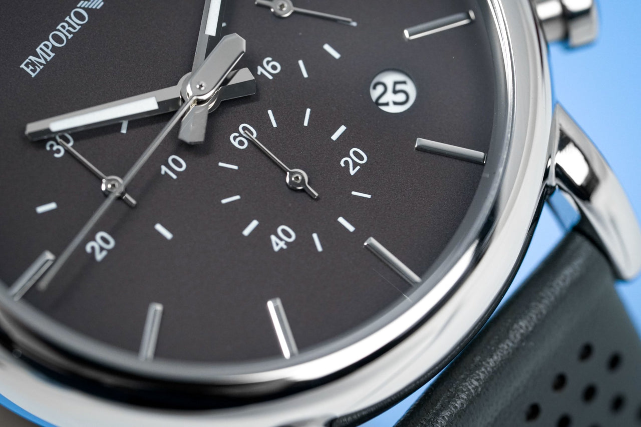 Emporio Armani Men's Luigi Chronograph Watch Grey AR1735 - Watches & Crystals