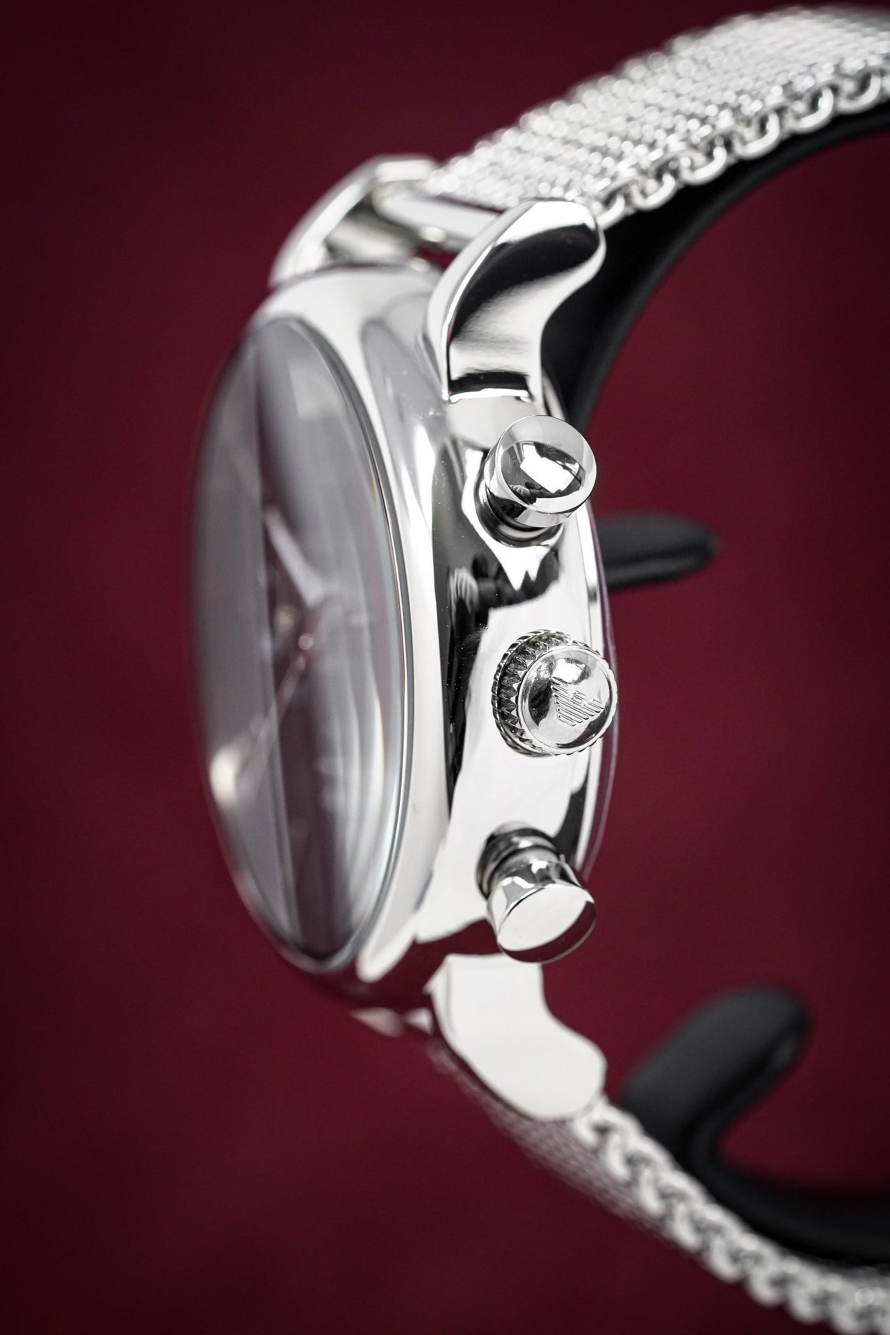 Emporio Armani Men's Luigi Chronograph Watch Mesh AR1808 - Watches & Crystals