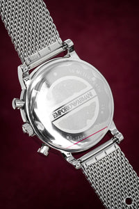 Thumbnail for Emporio Armani Men's Luigi Chronograph Watch Mesh AR1808 - Watches & Crystals