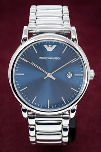 Thumbnail for Emporio Armani Men's Luigi Watch Steel Blue AR11089 - Watches & Crystals