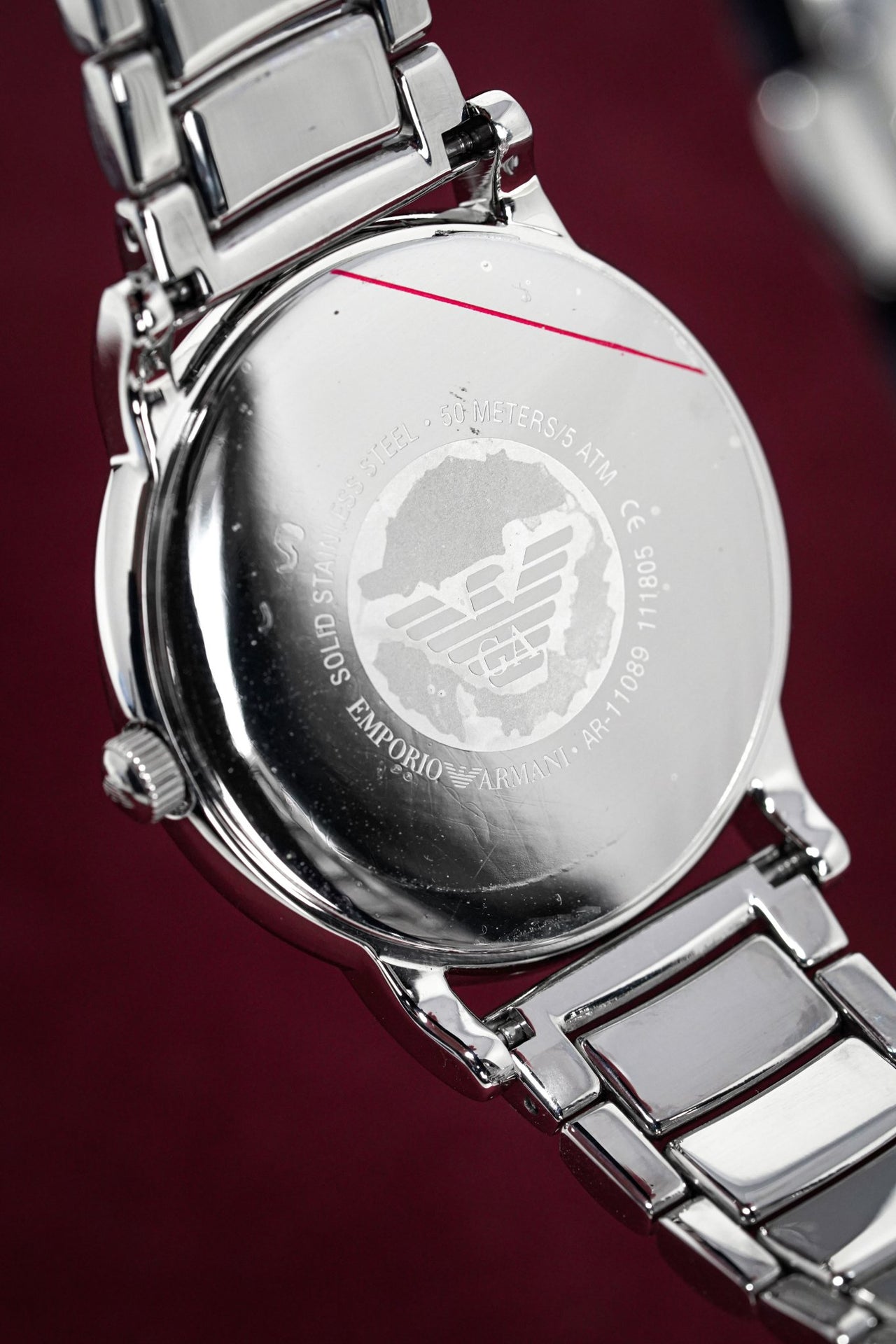 Emporio Armani Men's Luigi Watch Steel Blue AR11089 - Watches & Crystals