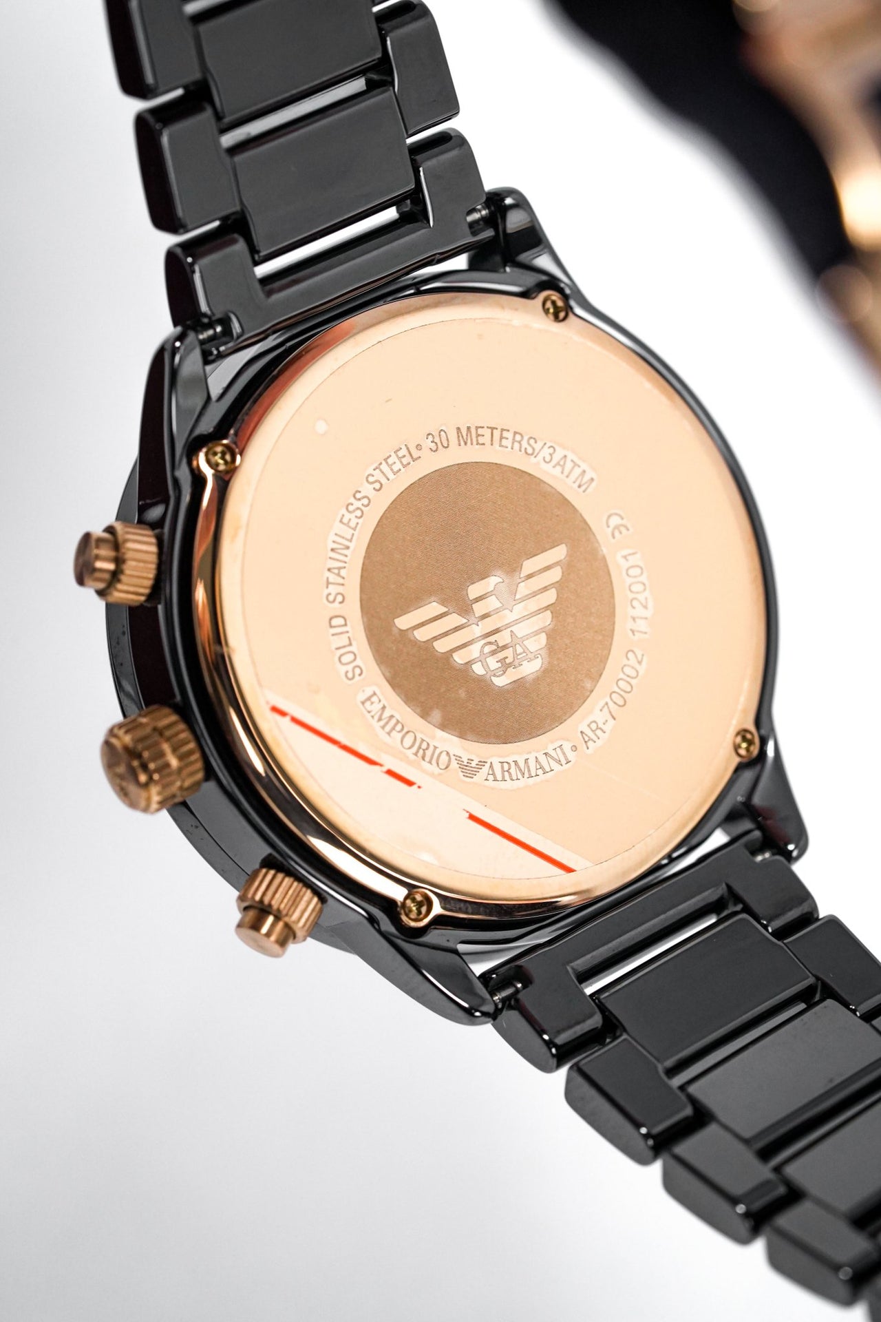 Emporio Armani Men\'s Mario Ceramic Chronograph Watch AR70002 – Watches &  Crystals