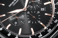 Thumbnail for Emporio Armani Men's Mario Ceramic Chronograph Watch AR70002 - Watches & Crystals
