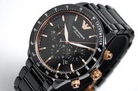 Thumbnail for Emporio Armani Men's Mario Ceramic Chronograph Watch AR70002 - Watches & Crystals