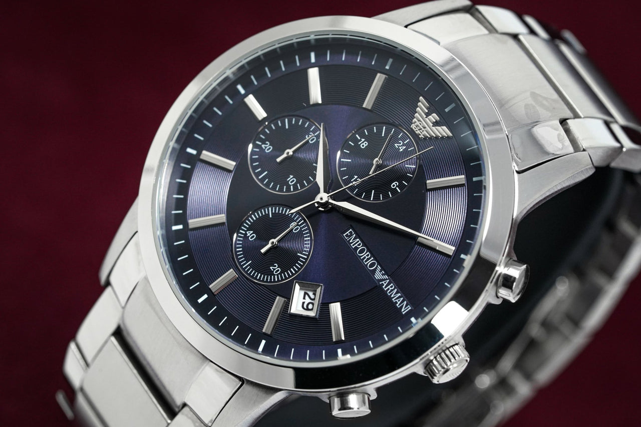 Emporio Armani Men's Renato Chronograph Watch AR11164 - Watches & Crystals