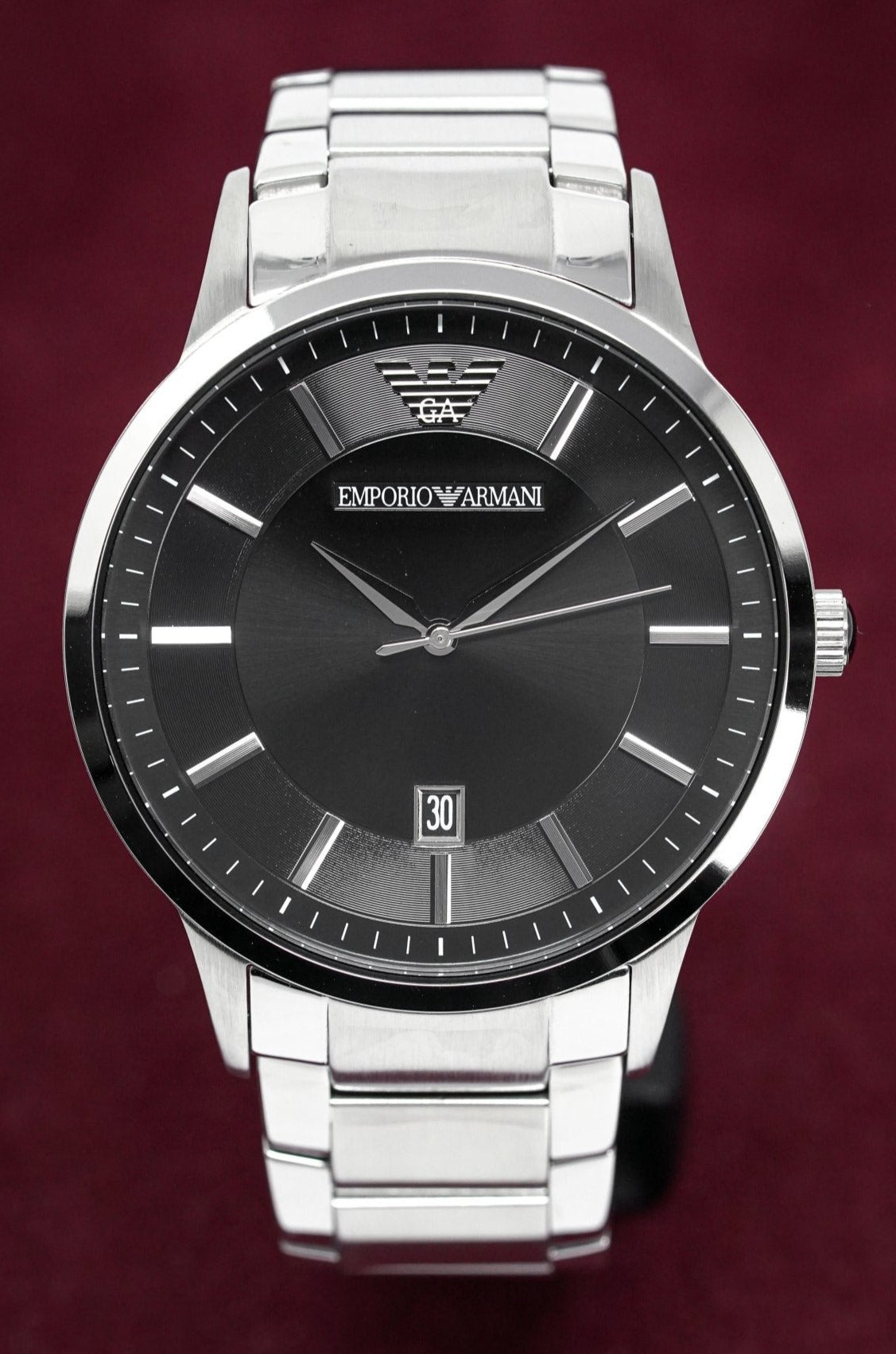 Emporio Armani Men's Renato Watch Black AR2457 - Watches & Crystals
