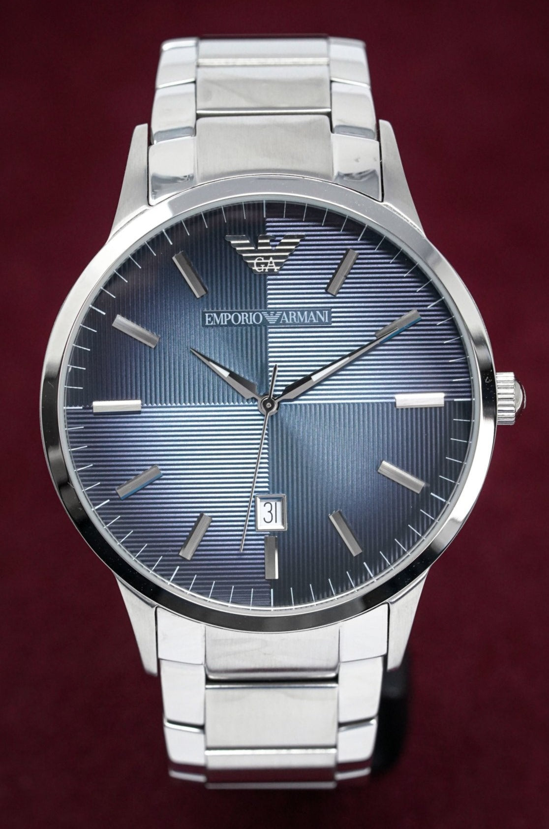 Emporio Armani Men's Renato Watch Blue AR2472 - Watches & Crystals