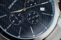 Thumbnail for Emporio Armani Men's Renato Watch Blue AR2486 - Watches & Crystals