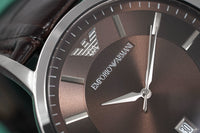 Thumbnail for Emporio Armani Men's Renato Watch Brown AR2413 - Watches & Crystals