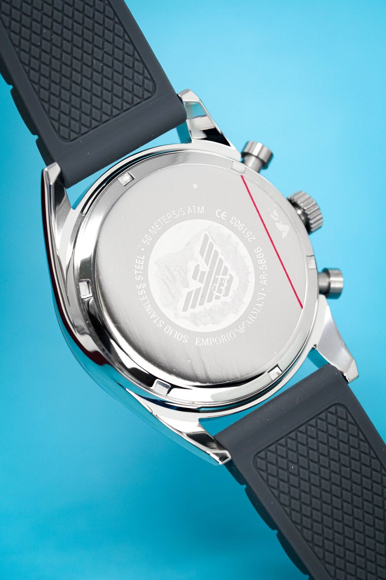 Emporio Armani Men's Sportivo Chronograph Watch Black AR5866 - Watches & Crystals