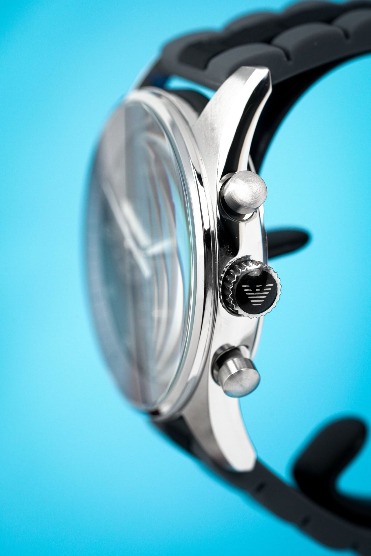 Emporio Armani Men's Sportivo Chronograph Watch Black AR5866 - Watches & Crystals