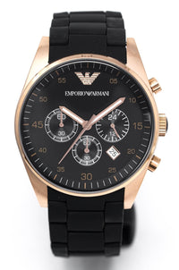 Thumbnail for Emporio Armani Men's Sportivo Chronograph Watch Rose Gold PVD AR5905 - Watches & Crystals