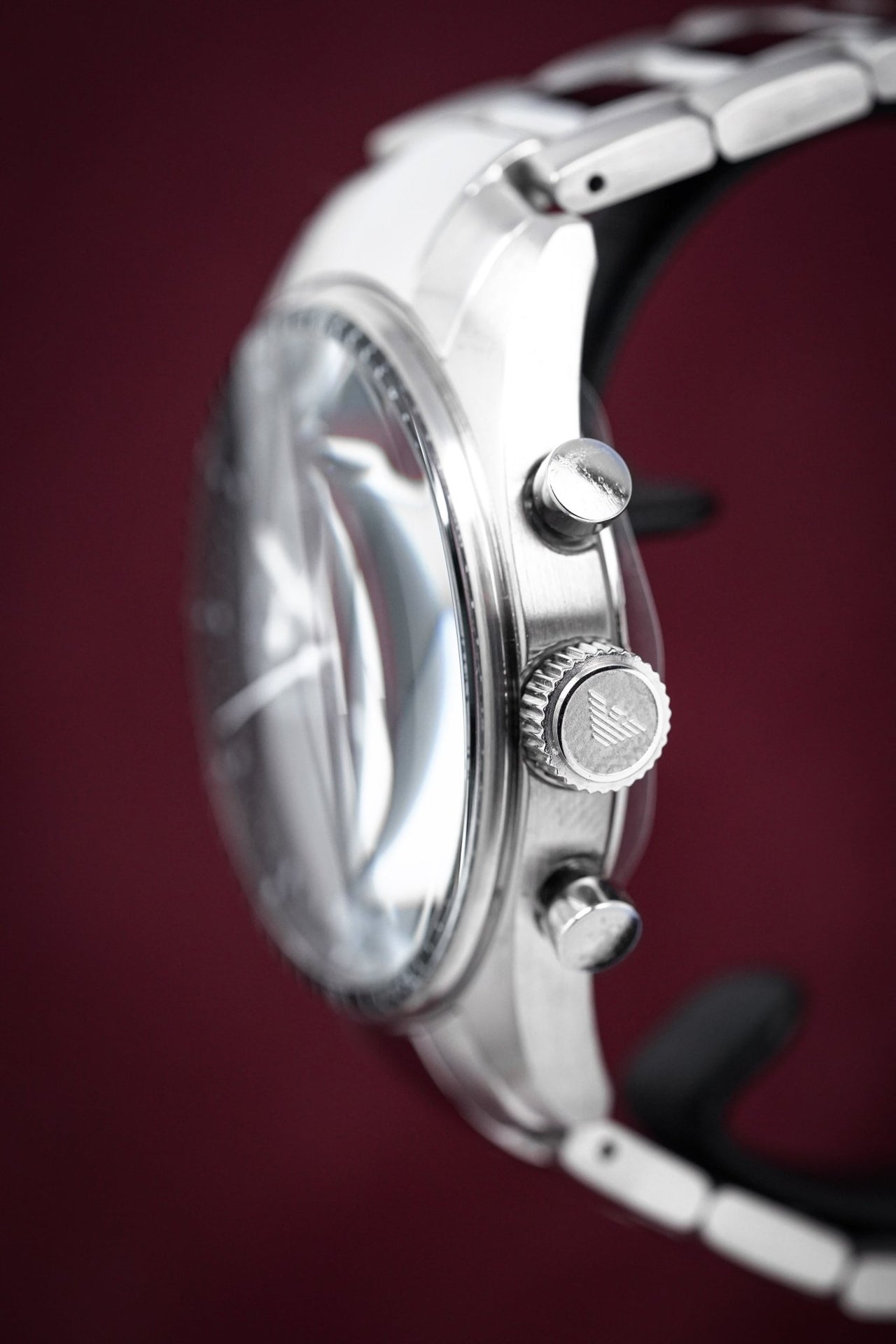 Emporio Armani Men's Sportivo Chronograph Watch Steel AR0585 - Watches & Crystals