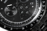 Thumbnail for Emporio Armani Men's Tazio Chronograph Watch Black PVD AR5989 - Watches & Crystals