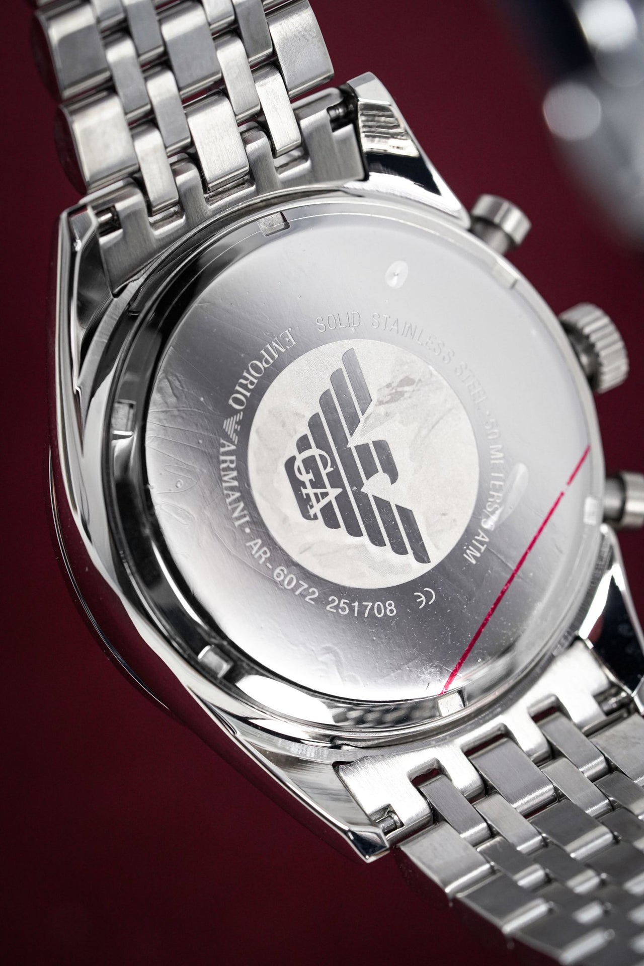 Emporio Armani Men's Tazio Chronograph Watch Blue AR6072 - Watches & Crystals