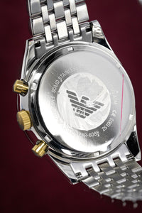 Thumbnail for Emporio Armani Men's Tazio Chronograph Watch Two Tone AR6088 - Watches & Crystals