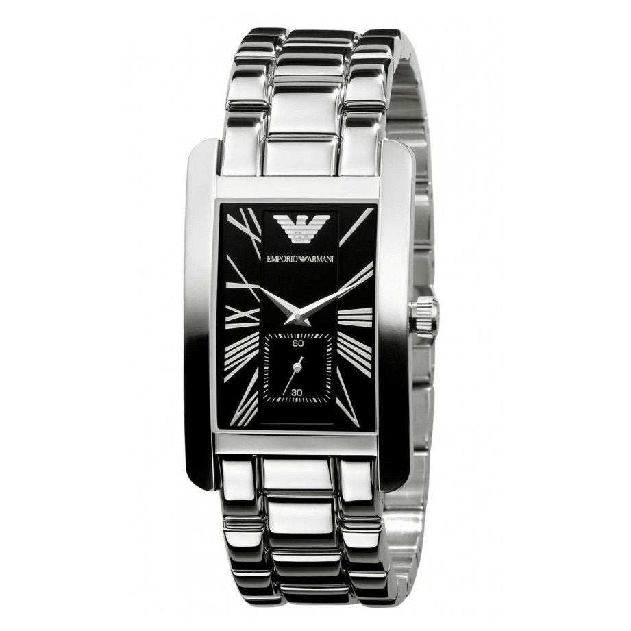 Emporio Armani Men's Watch Classic Black AR0156 - Watches & Crystals