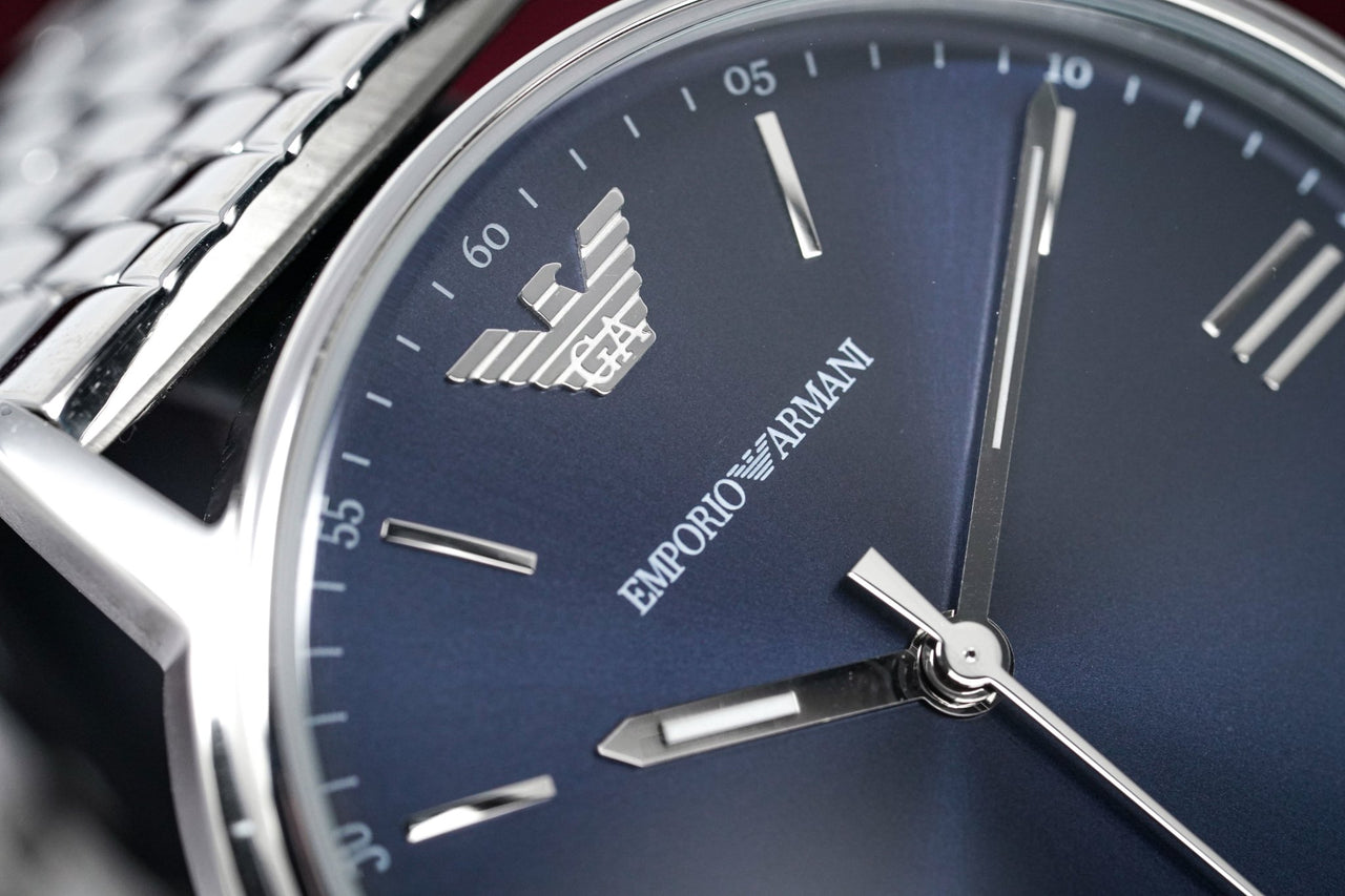 Emporio Armani Men's Watch Navy Blue AR80010 - Watches & Crystals