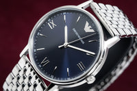 Thumbnail for Emporio Armani Men's Watch Navy Blue AR80010 - Watches & Crystals