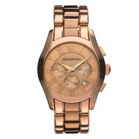 Thumbnail for Emporio Armani Men's Watch Valente Chronograph Rose Gold PVD AR0365 - Watches & Crystals