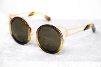 Thumbnail for Erdem Women Sunglasses Cat Eye Brown Gradient Light Gold with Brown Lenses Category 3 EDM4C11SUN - Watches & Crystals