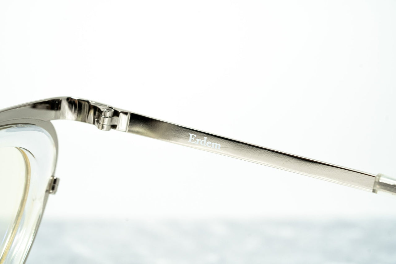 Erdem Women Sunglasses Cat Eye Clear Silver and Silver Lenses - EDM3C1SUN - Watches & Crystals