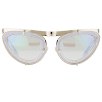 Thumbnail for Erdem Women Sunglasses Cat Eye Clear Silver and Silver Lenses - EDM3C1SUN - Watches & Crystals