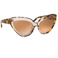 Thumbnail for Erdem Women Sunglasses Cat Eye Clear Tortoiseshell With Brown Graduated Lenses - EDM29C1SUN - Watches & Crystals