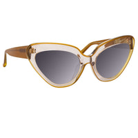Thumbnail for Erdem Women Sunglasses Cat Eye Marmalade with Grey Graduated Lenses EDM29C3SUN - Watches & Crystals