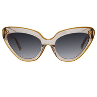 Thumbnail for Erdem Women Sunglasses Cat Eye Marmalade with Grey Graduated Lenses EDM29C3SUN - Watches & Crystals