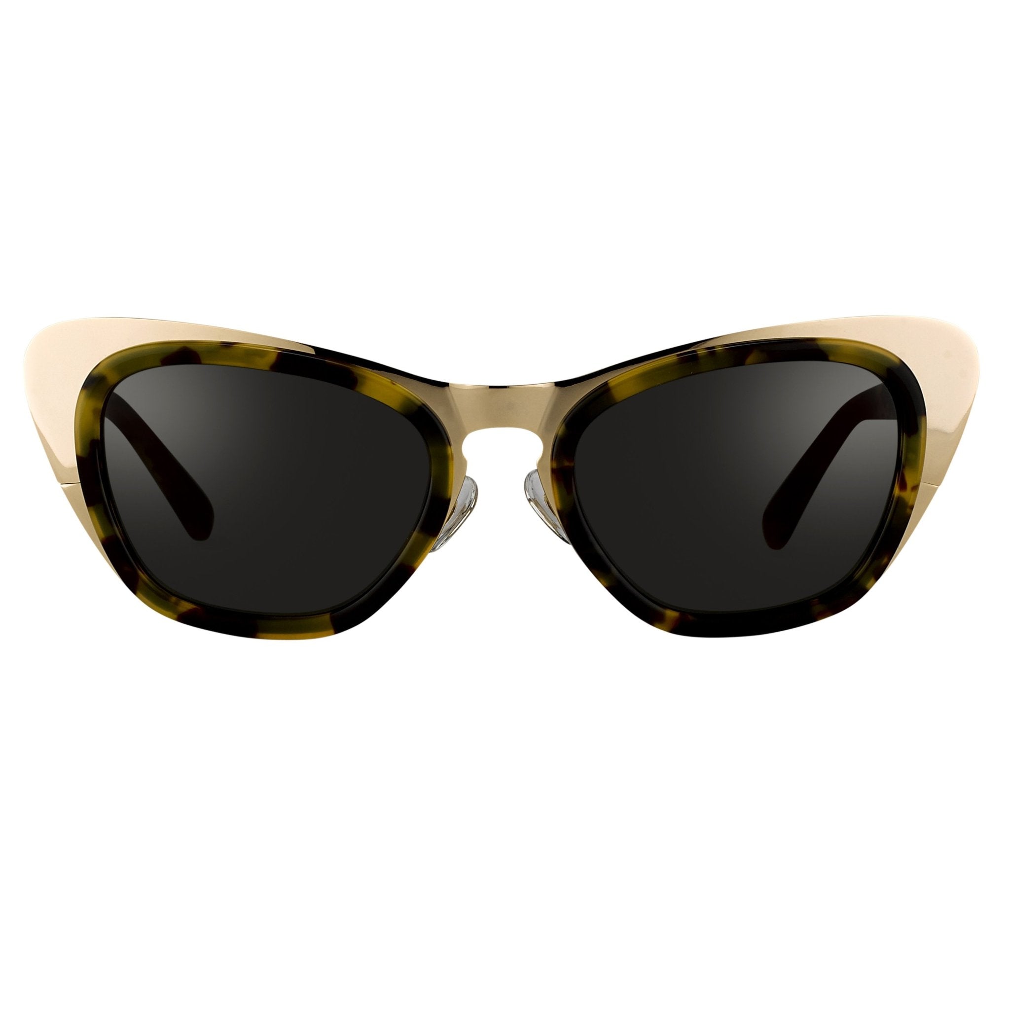 Erdem Women Sunglasses Cat Eye Tortoise Shell Gold with Grey Lenses Category 3 EDM17C2SUN - Watches & Crystals