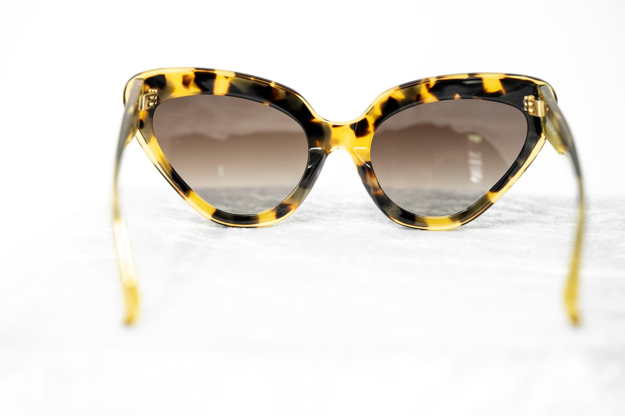 Erdem Women Sunglasses Cat Eye Tortoise Shell Yellow with Brown Graduated Lenses EDM29C2SUN - Watches & Crystals