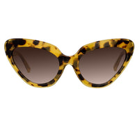 Thumbnail for Erdem Women Sunglasses Cat Eye Tortoise Shell Yellow with Brown Graduated Lenses EDM29C2SUN - Watches & Crystals
