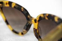 Thumbnail for Erdem Women Sunglasses Cat Eye Tortoise Shell Yellow with Brown Graduated Lenses EDM29C2SUN - Watches & Crystals
