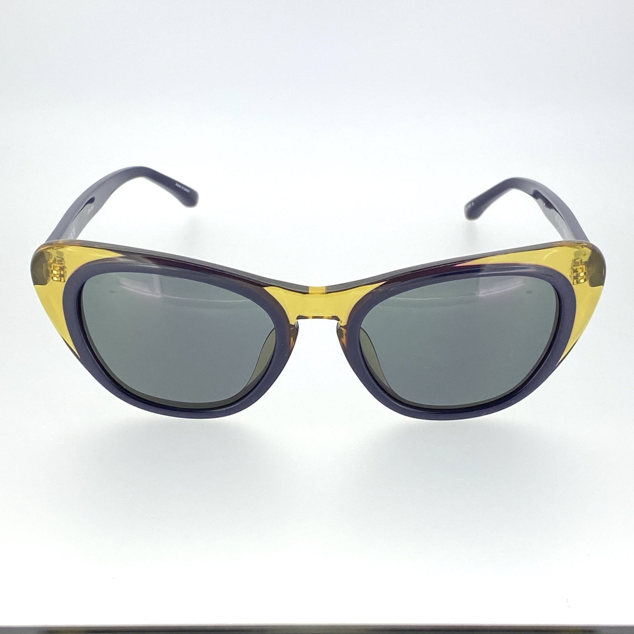 Erdem Women Sunglasses Cat Eye Transparent Ochre Purple with Grey Lenses Category 3 EDM18C2SUN - Watches & Crystals