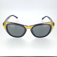 Thumbnail for Erdem Women Sunglasses Cat Eye Transparent Ochre Purple with Grey Lenses Category 3 EDM18C2SUN - Watches & Crystals