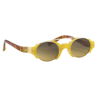 Thumbnail for Erdem Women Sunglasses Mustard Horn Light Gold with Green Graduated Lenses EDM8C5SUN - Watches & Crystals