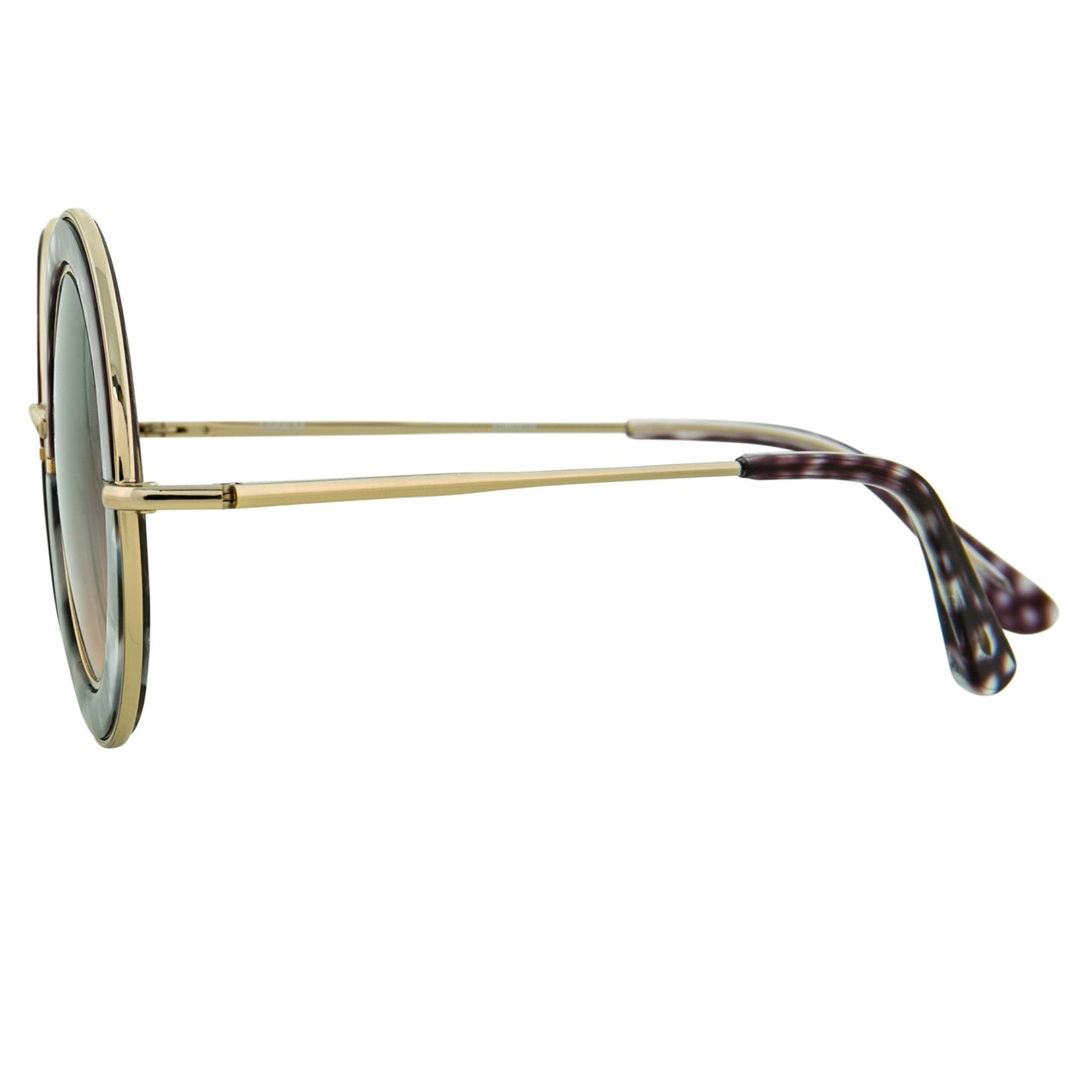 Erdem Women Sunglasses Oval Grey Pearl Purple Gold with Maroon Graduated Lenses EDM27C2SUN - Watches & Crystals