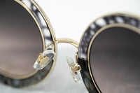 Thumbnail for Erdem Women Sunglasses Oval Grey Pearl Purple Gold with Maroon Graduated Lenses EDM27C2SUN - Watches & Crystals