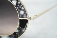 Thumbnail for Erdem Women Sunglasses Oval Grey Pearl Purple Gold with Maroon Graduated Lenses EDM27C2SUN - Watches & Crystals